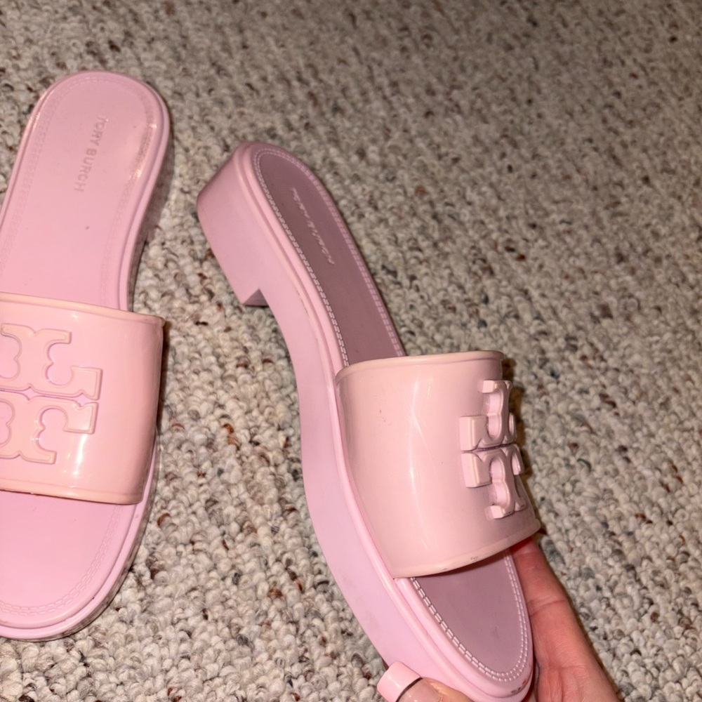 Tory Burch Blush Slide Sandals - Picture 2 of 4